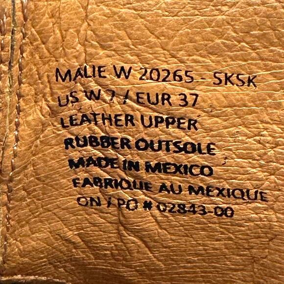 Olukai Malie Women Brown Ankle Boot Size 7 Leather Low Block Heel Chelsea Bootie - Picture 6 of 13